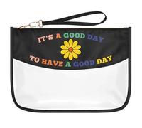 Funny Birthday Gift for Women Friends Makeup Bag Positive Motivational Gifts for Her Teen Girls Clear Cosmetic Bag Graduation Birthday Gifts for Coworker Mom Grandma Zipper Travel Toiletry Pouch
