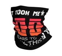 Funny Birthday Gifts 100Th It Took Me 100 Years To Look This Good Unisex Bandana Multifunctional Tube Scarf Windproof Headscarf For Tennis Camping Snowboarding