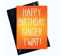 Funny Birthday Ginger Cards Happy Birthday Ginger Greeting Card Joke Laughter Fun Novelty SP65