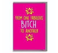 Funny Birthday Greetings Card Cheeky Adult Comedy Humour Fabulous Bi*ch BC9