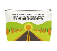 Funny Birthday Makeup Bag for Women Rude 50th 60th 70th 80th Birthday Gift | Getting Old Birthdays Gifts for Grandpa Grandma Mom Dad Best Firend Humorous Travel Toiletry Bag