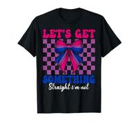 Funny Bisexual Bi Pride Let's Get Something Straight I'm Not T-Shirt