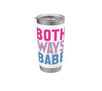 Funny Bisexual Both Ways Bi Pride Stainless Steel Insulated Tumbler