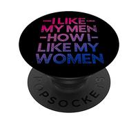 Funny Bisexual Pride Bi Flag Bisexuality Gift LGBT Bisexual PopSockets Swappable PopGrip