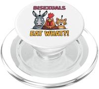 Funny Bisexuals Eat What Animals Gay Pride LGBTQ Fun PopSockets PopGrip for MagSafe
