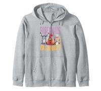 Funny Bisexuals Eat What Animals Gay Pride LGBTQ Fun Zip Hoodie