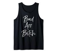 Funny Bitch Quote for Women Ladies Cute Bad Ass Bitch Tank Top