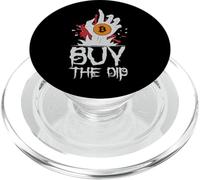 Funny Bitcoin Buy The Dip Halloween Party Squad PopSockets PopGrip for MagSafe