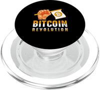 Funny Bitcoin Revolution Blockchain Crypto HODL Btc Lover PopSockets PopGrip for MagSafe