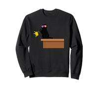 Funny Black Cat Hitting Crown No Kings In America Protest Sweatshirt