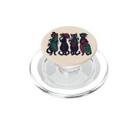 Funny Black Cats Vegetable Gardening for Gardeners PopSockets PopGrip for MagSafe