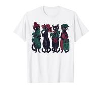 Funny Black Cats Vegetable Gardening for Gardeners T-Shirt