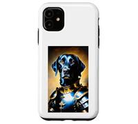 FUNNY BLACK DOG MEDIEVAL PORTRAIT RENAISSANCE Painting Pet Case for iPhone 11