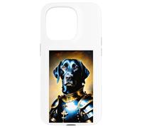 FUNNY BLACK DOG MEDIEVAL PORTRAIT RENAISSANCE Painting Pet Case for iPhone 15 Pro
