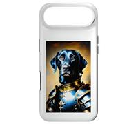 FUNNY BLACK DOG MEDIEVAL PORTRAIT RENAISSANCE Painting Pet Case for iPhone Air