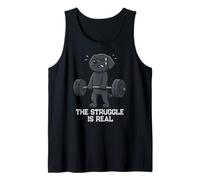 Funny Black Labrador Workout Gym Fitness Weightlifting Tank Top