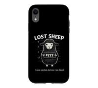 Funny Black Lost Sheep Christian Humor 777 Faith Quote Case for iPhone XR
