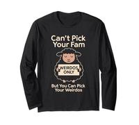 Funny Black Sheep Cousin Quirky Family Outcast Humor Long Sleeve T-Shirt