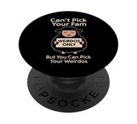 Funny Black Sheep Cousin Quirky Family Outcast Humor PopSockets Adhesive PopGrip