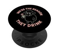 Funny Black Sheep Cousin Quirky Family Outcast Humor PopSockets Adhesive PopGrip