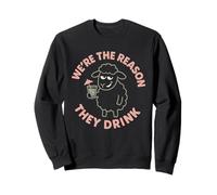 Funny Black Sheep Cousin Quirky Family Outcast Humor Sweatshirt