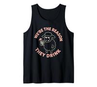 Funny Black Sheep Cousin Quirky Family Outcast Humor Tank Top