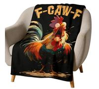 Funny Blankets for Adults,Warm Chicken Humor Gag - Rooster Soft Blanket Sofa Throw - for Bed Couch Sofa Living Room Office Farmhouse Men Women Kids Teen Christmas Stocking Stuffers