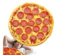 Funny Blankets | Novelty Pizza Flannel Blanket Taco Blanket Watermelon Blanke Food Blanket For Adult | Soft Flannel Round Donut Blanket For Home