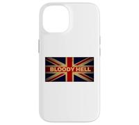 Funny Bloody Hell Union Jack Flag UK England British Slang Case for iPhone 14