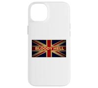 Funny Bloody Hell Union Jack Flag UK England British Slang Case for iPhone 14 Plus