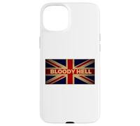 Funny Bloody Hell Union Jack Flag UK England British Slang Case for iPhone 15 Plus