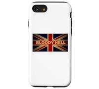 Funny Bloody Hell Union Jack Flag UK England British Slang Case for iPhone SE (2020) / 7/8