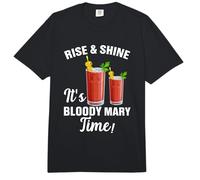 Funny Bloody Mary Time Cute Cocktail Lover Girls Women Dress Comfort Colors Adult Heavyweight T-Shirt
