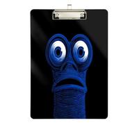 Funny Blue Monsters clipboards Transparent Waterproof for Personalized clipboards for Teachers Size 9 x 12.5 Tablas para escribir