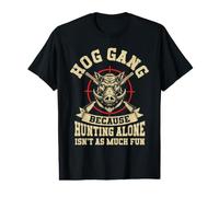 Funny Boar Hunting Squad Hog Gang Wild Hog Hunter Value Graphic T-Shirt