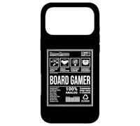 Funny Board Gamer Ingredients Nutritional Game Facts List Case for iPhone 17 Pro Max