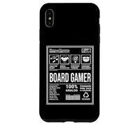 Funny Board Gamer Ingredients Nutritional Game Facts List Case for iPhone XS Max