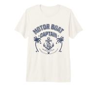Funny Boating Funny Boat Funny Captain Funny Fishing Fish Premium T-Shirt