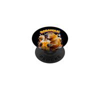Funny Bobaholic Capybara Bubble Tea Boba Quote PopSockets Adhesive PopGrip