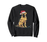 Funny Boerboel Christmas Graphics Dog Lights Lover Owner Sweatshirt