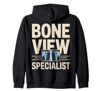 Funny Bone View Specialist Xray Radiology Zip Hoodie