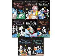 Funny Bones 8 Books Collection Set ( Bumps in the Night, Dinosaur Dreams, Give the Dog a Bone, Mystery Tour, Skeleton Crew, The Black Cat,The Pet Shop)
