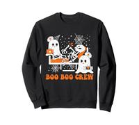 Funny Boo Ghost Crew Ghost Doctor Paramedic Nurse Halloween Sweatshirt