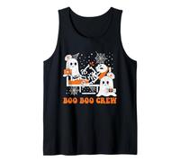 Funny Boo Ghost Crew Ghost Doctor Paramedic Nurse Halloween Tank Top