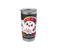 Funny Boo Pero Bonita Hispanic Halloween Espanol Stainless Steel Insulated Tumbler