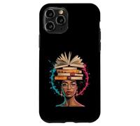 Funny Book Crown Black Queen Wisdom Power Afro Art Women Men Case for iPhone 11 Pro