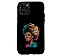 Funny Book Crown Black Queen Wisdom Power Afro Art Women Men Case for iPhone 11 Pro