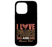 Funny Book Lover and Mexican Food Reading Humor Case for iPhone 14 Pro Max