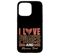 Funny Book Lover and Mexican Food Reading Humor Case for iPhone 15 Pro Max