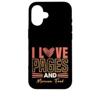Funny Book Lover and Mexican Food Reading Humor Case for iPhone 16